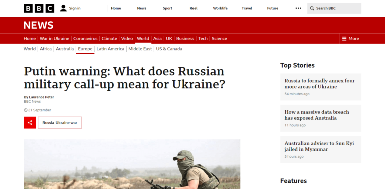 Putin warning: What does Russian military call-up mean for Ukraine?