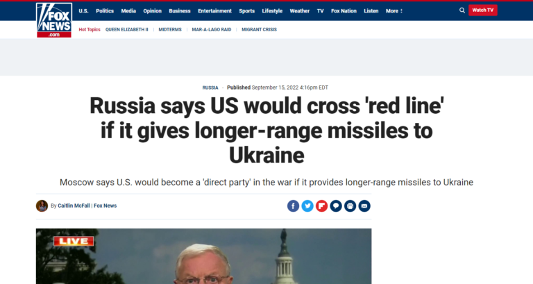 Russia says US would cross ‘red line’ if it gives longer-range missiles to Ukraine