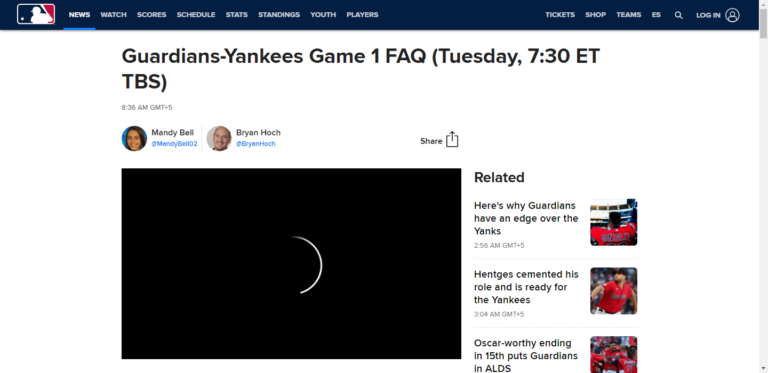 Guardians-Yankees Game 1 FAQ (Tuesday, 7:30 ET TBS)