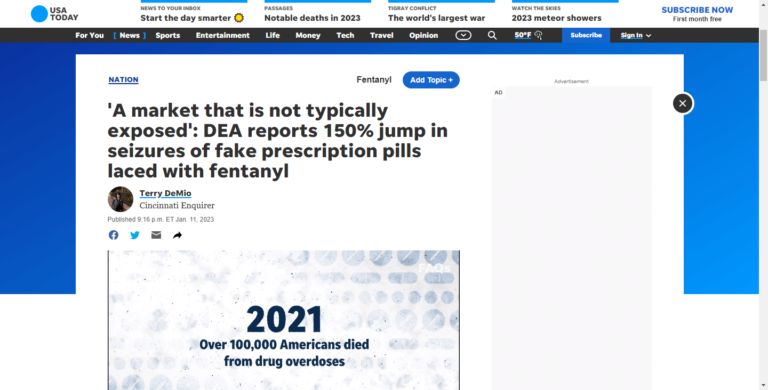 ‘A market that is not typically exposed’: DEA reports 150% jump in seizures of fake prescription pills laced with fentanyl