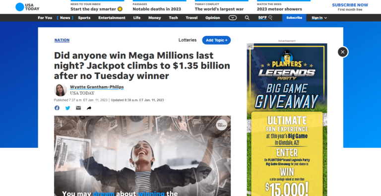 Did anyone win Mega Millions last night? Jackpot climbs to $1.35 billion after no Tuesday winner