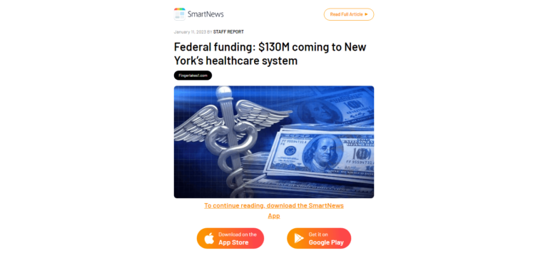 Federal funding: $130M coming to New York’s healthcare system