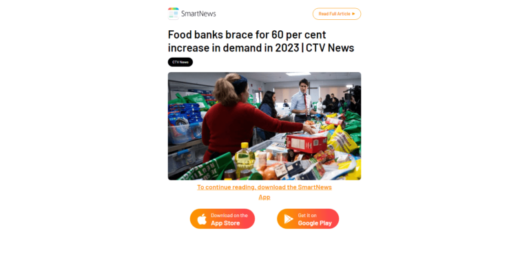 Food banks brace for 60 per cent increase in demand in 2023 | CTV News