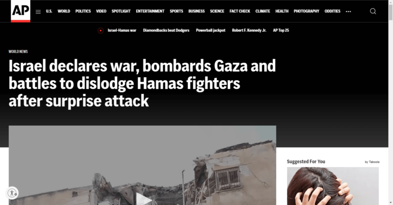 Israel declares war, bombards Gaza and battles to dislodge Hamas fighters after surprise attack