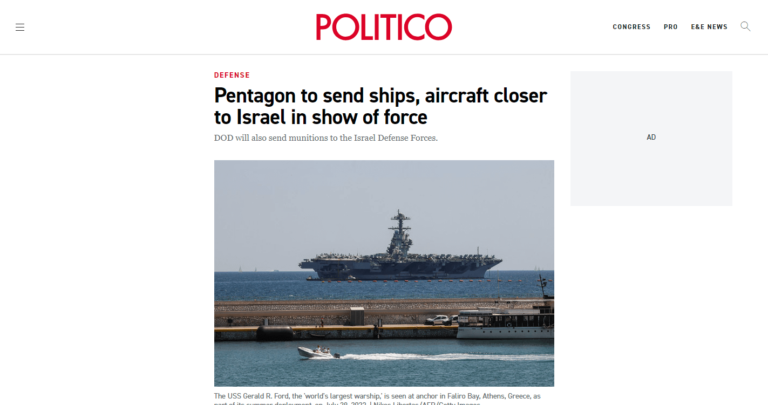 The first full deployment of the US Navy’s newest supercarrier and its strike group just took an unexpected turn with the crisis in Israel