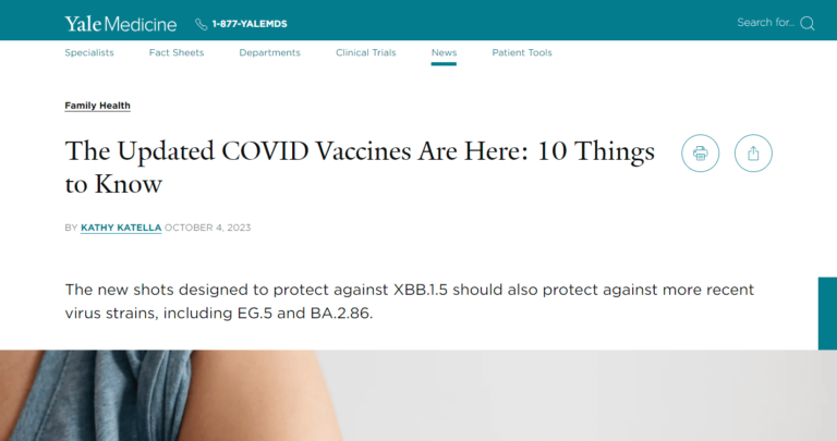 The Updated COVID Vaccines Are Here: 10 Things to Know