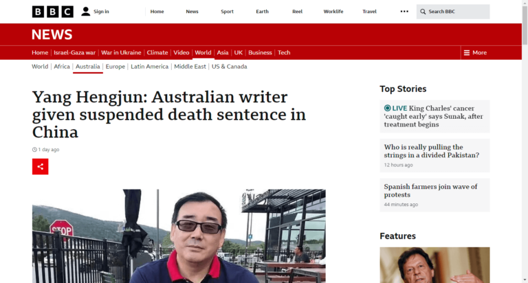 Yang Hengjun: Australian writer given suspended death sentence in China