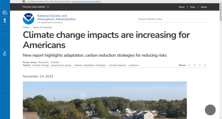 Climate change impacts are increasing for Americans