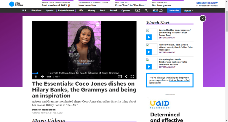 The Essentials: Coco Jones dishes on Hilary Banks, the Grammys and being an inspiration
