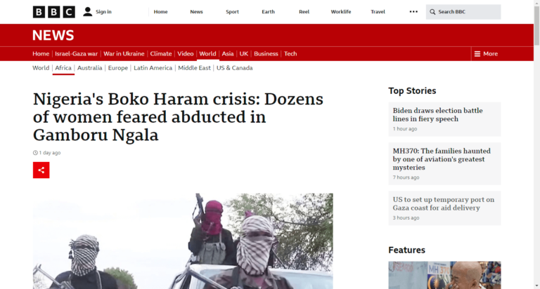 Nigeria’s Boko Haram crisis: Dozens of women feared abducted in Gamboru Ngala