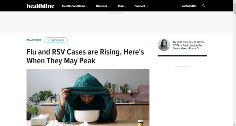 Flu and RSV Cases are Rising, Here’s When They May Peak