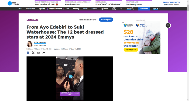 From Ayo Edebiri to Suki Waterhouse: The 12 best dressed stars at 2024 Emmys