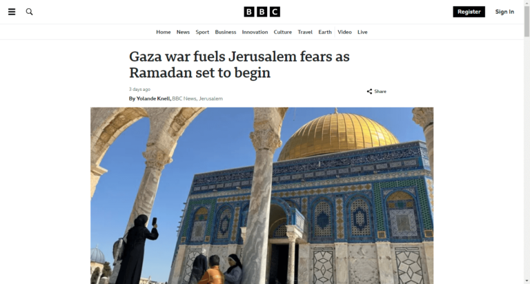 Gaza war fuels Jerusalem fears as Ramadan set to begin
