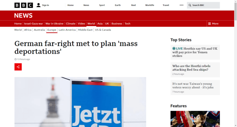 German far-right met to plan ‘mass deportations’