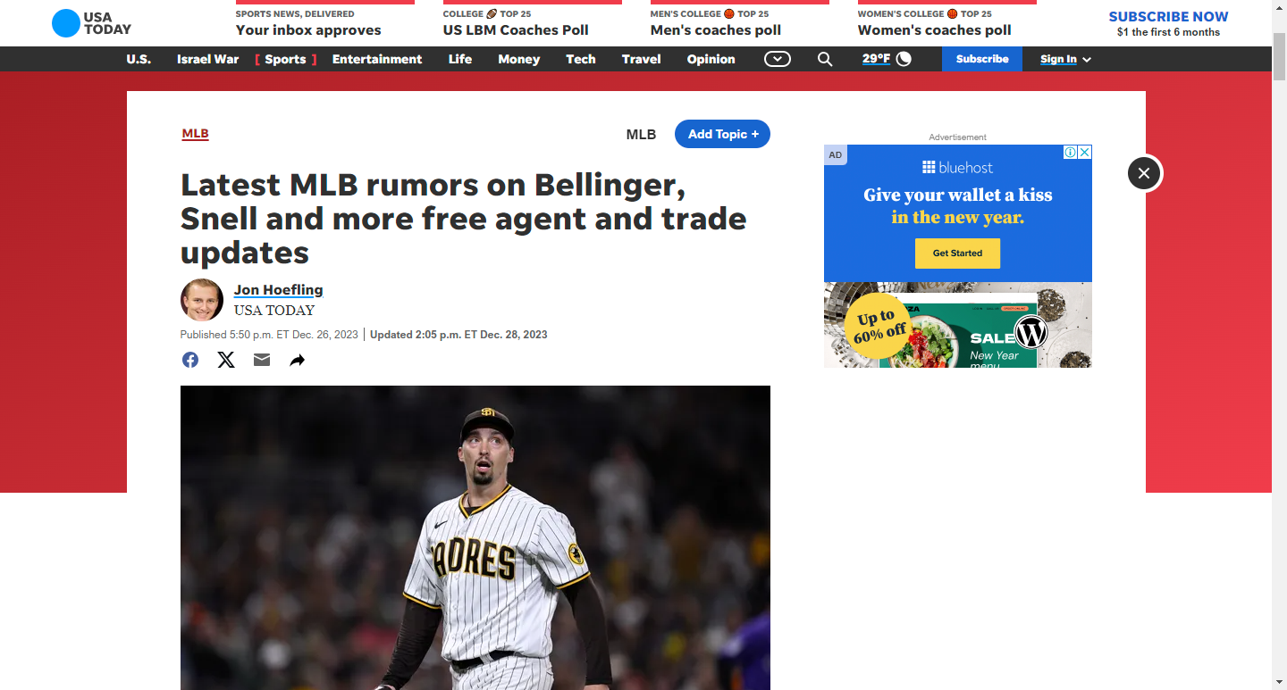 Latest MLB rumors on Bellinger, Snell and more free agent and trade updates