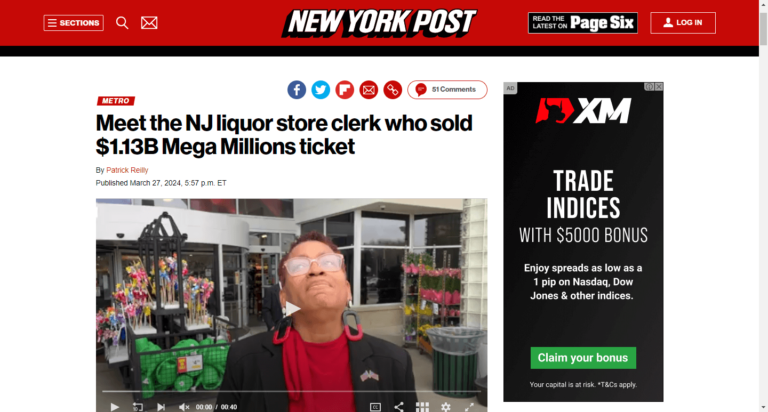 Meet the NJ liquor store clerk who sold $1.13B Mega Millions ticket
