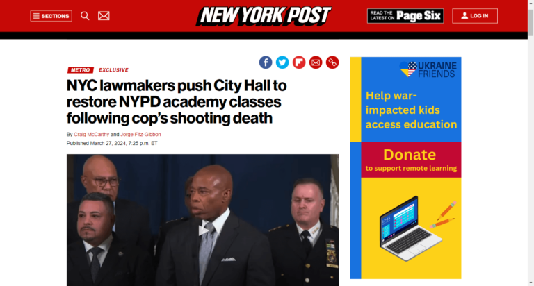 NYC lawmakers push City Hall to restore NYPD academy classes following cop’s shooting death