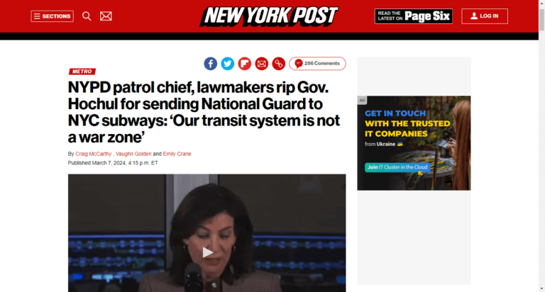 NYPD patrol chief, lawmakers rip Gov. Hochul for sending National Guard to NYC subways: ‘Our transit system is not a war zone’