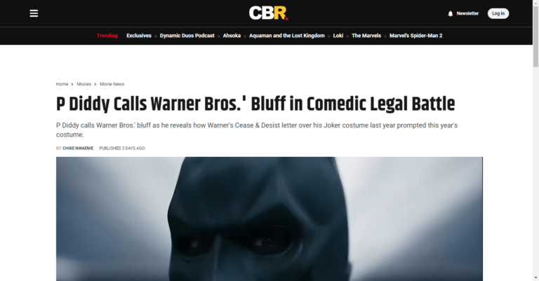 P Diddy Calls Warner Bros.’ Bluff in Comedic Legal Battle