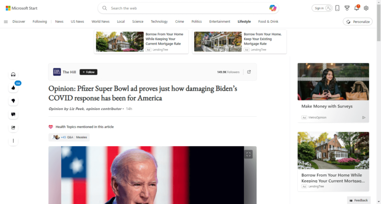 Opinion: Pfizer Super Bowl ad proves just how damaging Biden’s COVID response has been for America