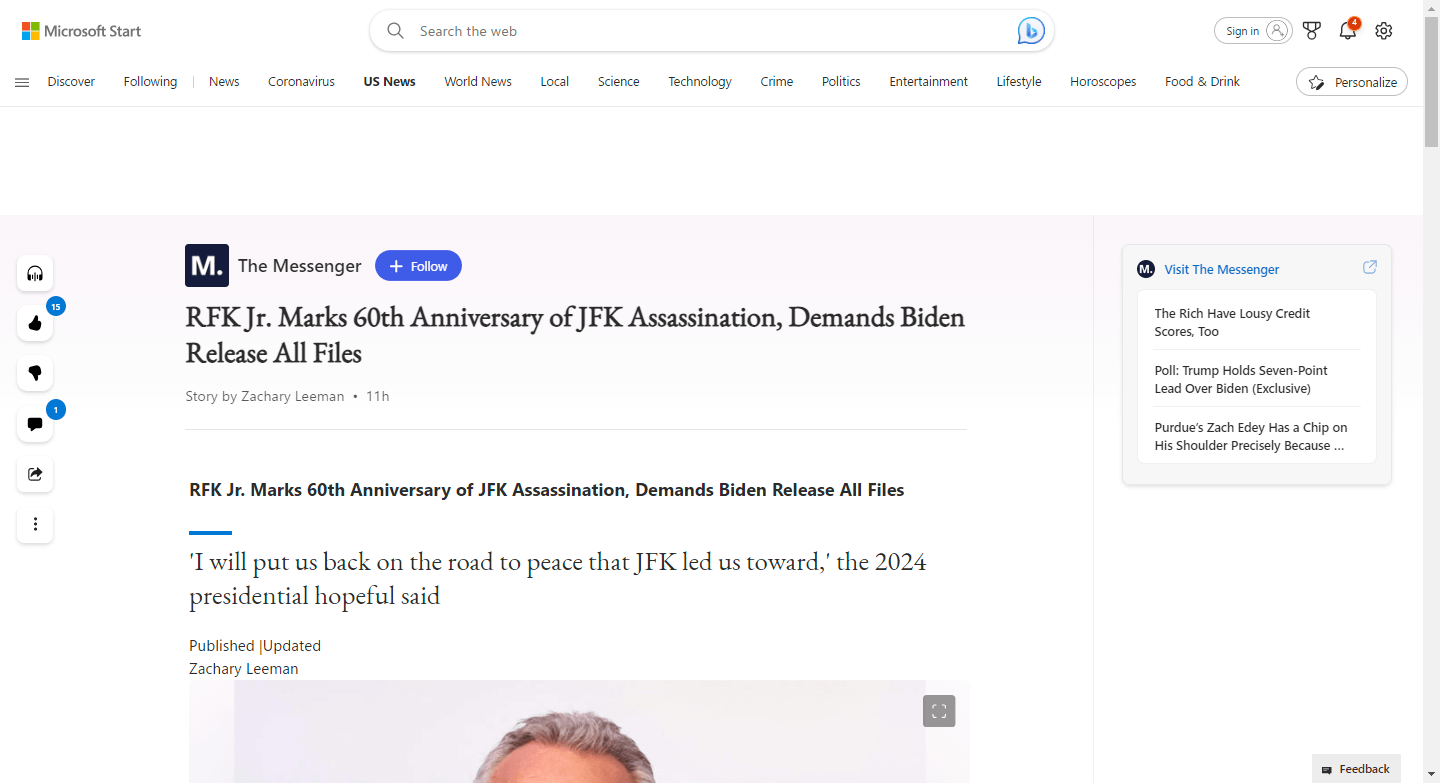 Rfk Jr Marks 60th Anniversary Of Jfk Assassination Demands Biden Release All Files 