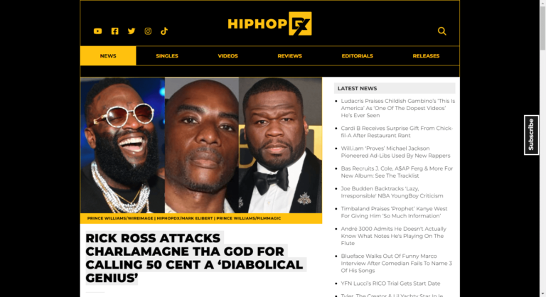 Rick Ross Attacks Charlamagne Tha God For Calling 50 Cent A ‘diabolical Genius’
