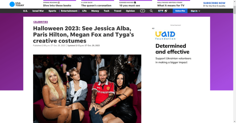 Halloween 2023: See Jessica Alba, Paris Hilton, Megan Fox and Tyga’s creative costumes