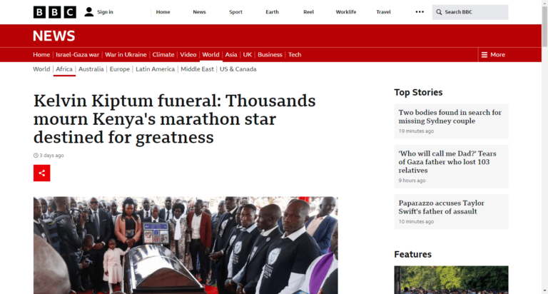Kelvin Kiptum funeral: Thousands mourn Kenya’s marathon star destined for greatness