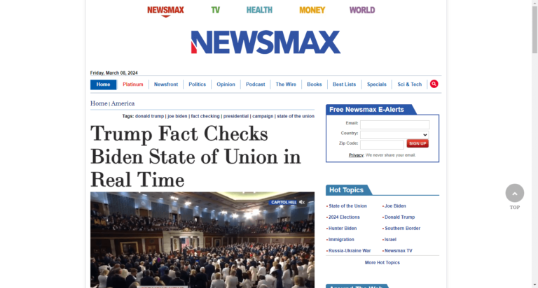 Trump Fact Checks Biden State of Union in Real Time