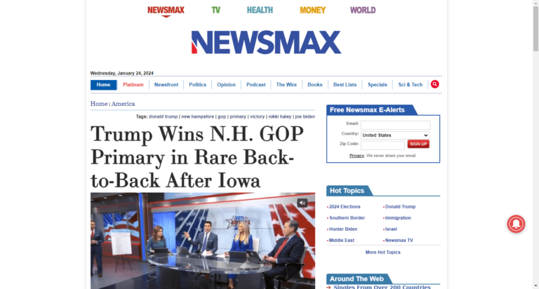 Trump Wins N.H. GOP Primary in Rare Back-to-Back After Iowa