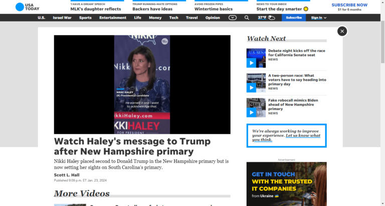 Watch Haley’s message to Trump after New Hampshire primary