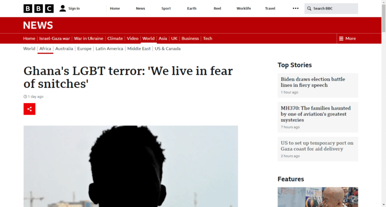 Ghana’s LGBT terror: ‘We live in fear of snitches’