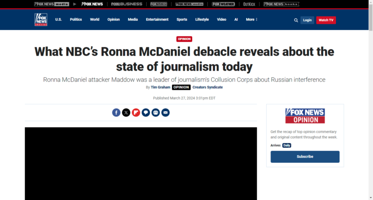 What NBC’s Ronna McDaniel debacle reveals about the state of journalism today