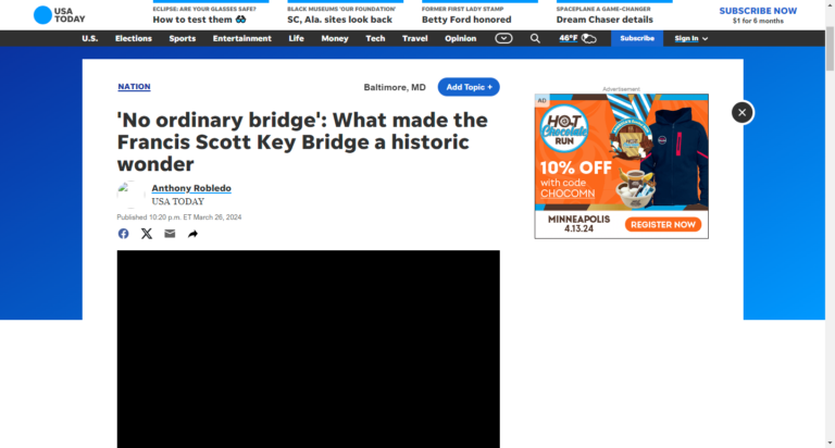 ‘No ordinary bridge’: What made the Francis Scott Key Bridge a historic wonder